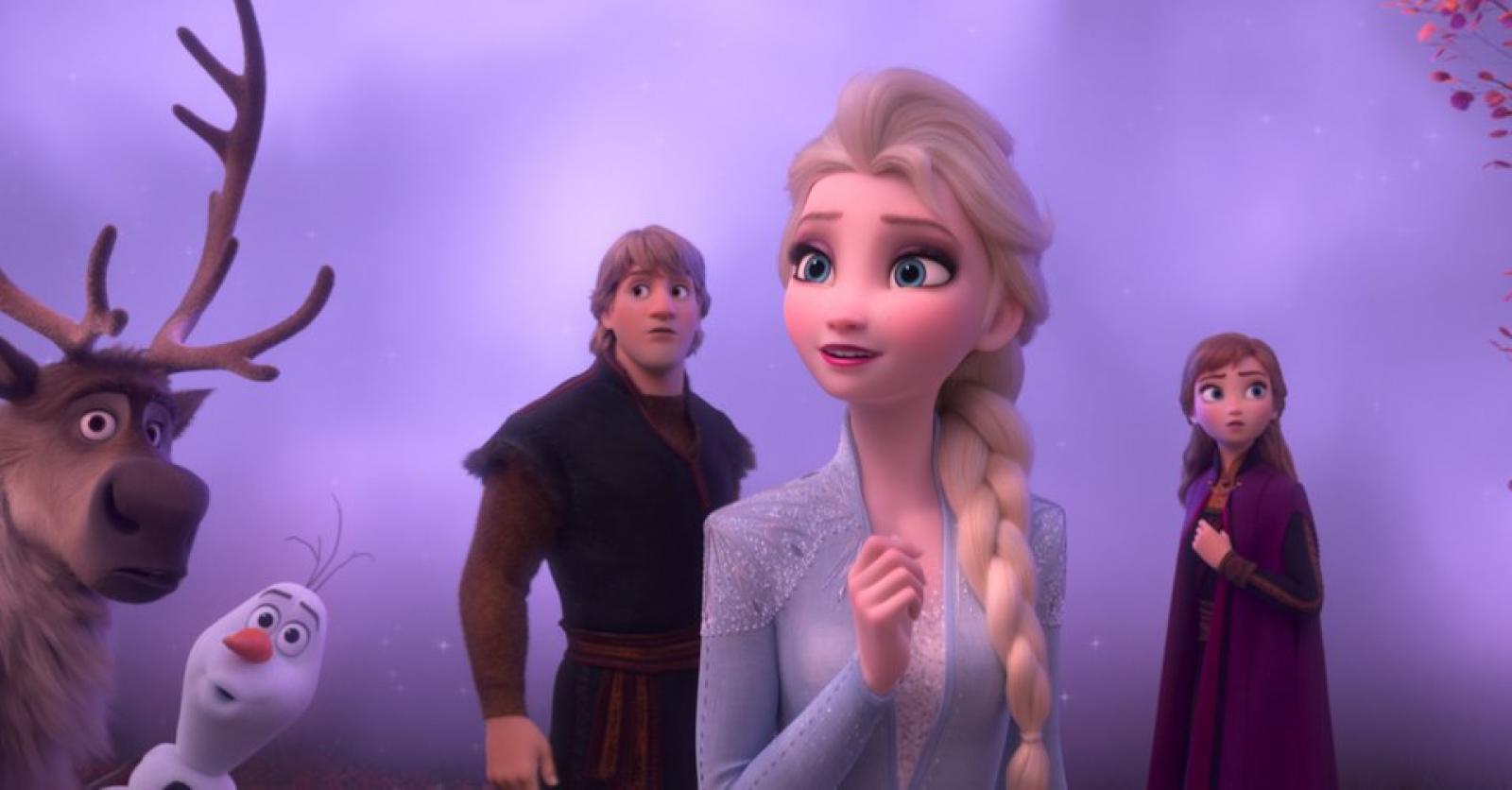 La Reine des Neiges 2, Elsa apprivoise le cheval Nokk