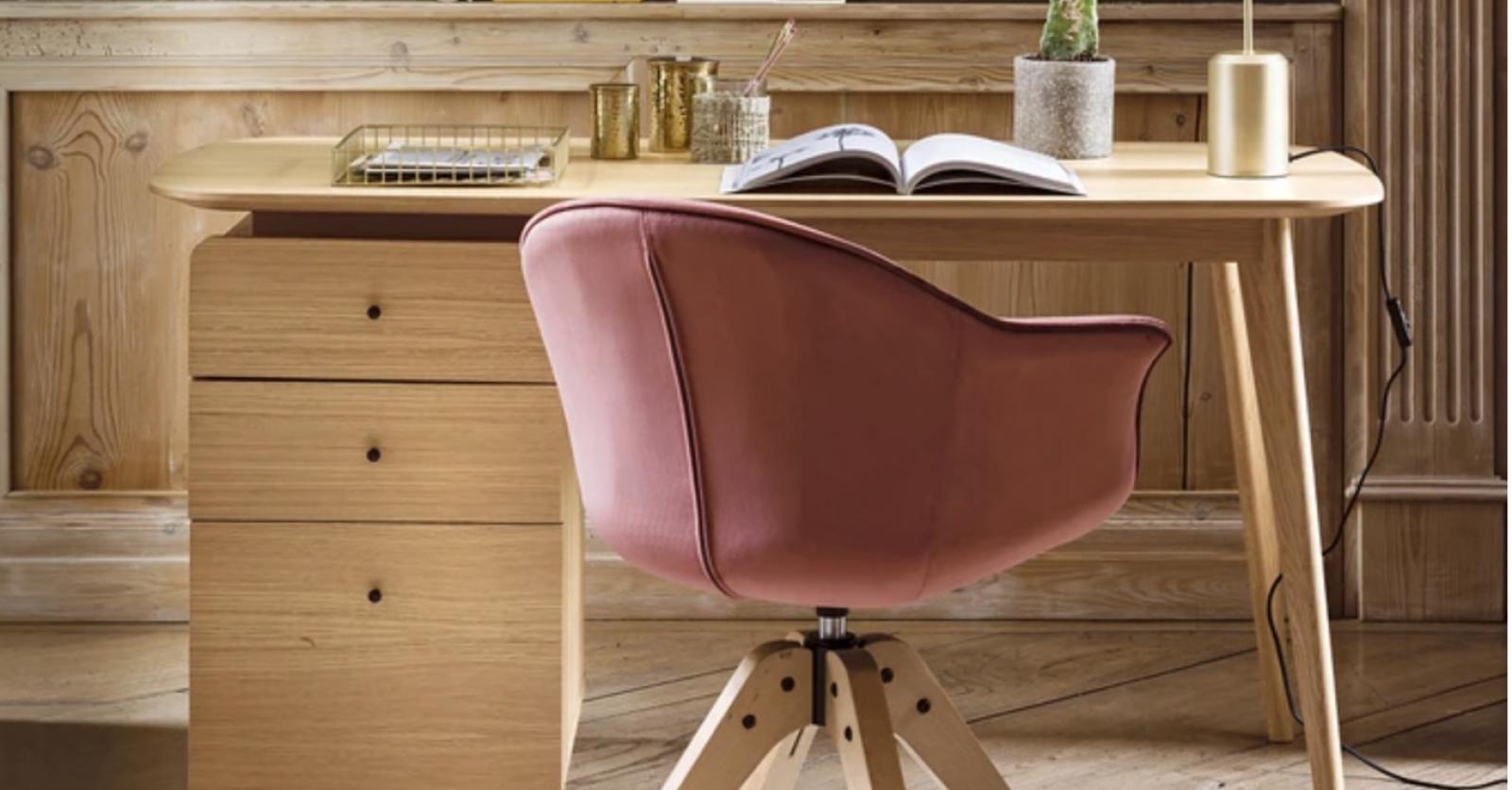 Chaise orthopédique de bureau en bois confortable siège
