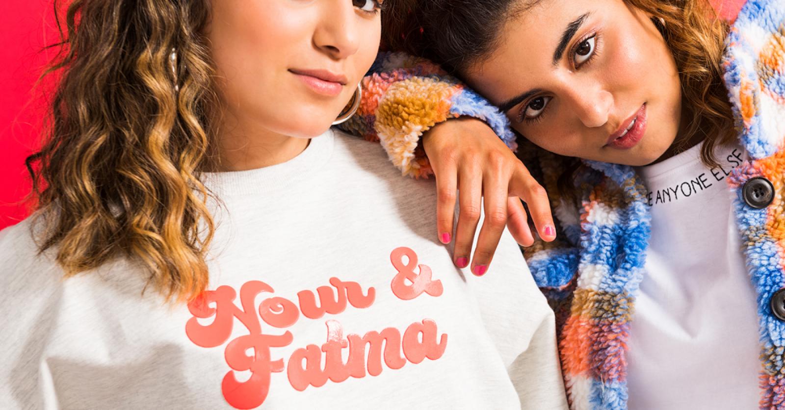 TikTok-duo Nour en Fatma lanceert collectie bij Jbc