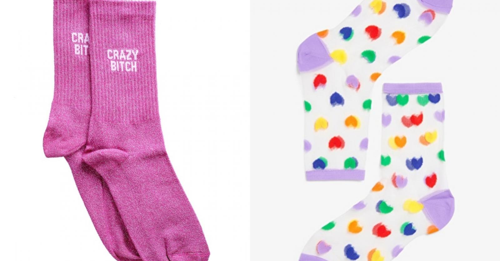 Chaussettes Fun Paquet De Chips Noires – Originales – Taille Unique Femme