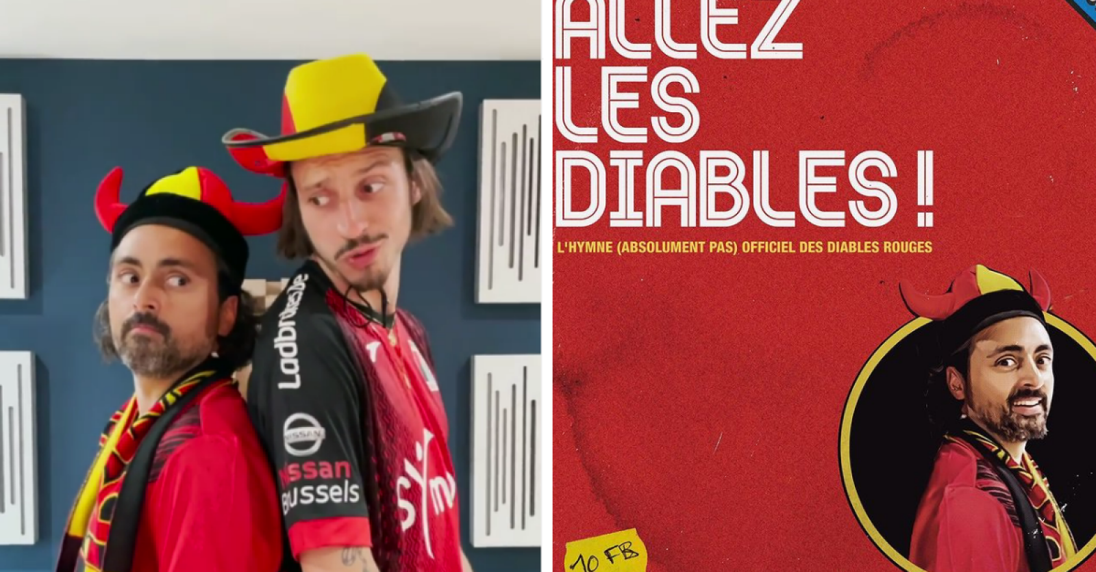Pablo Andres sort son hymne complet pour les Diables Rouges