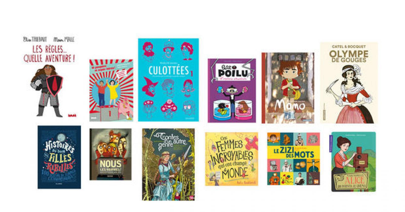 30 bons livres destinés aux enfants et ados pour construire l'égalité entre  filles et garçons
