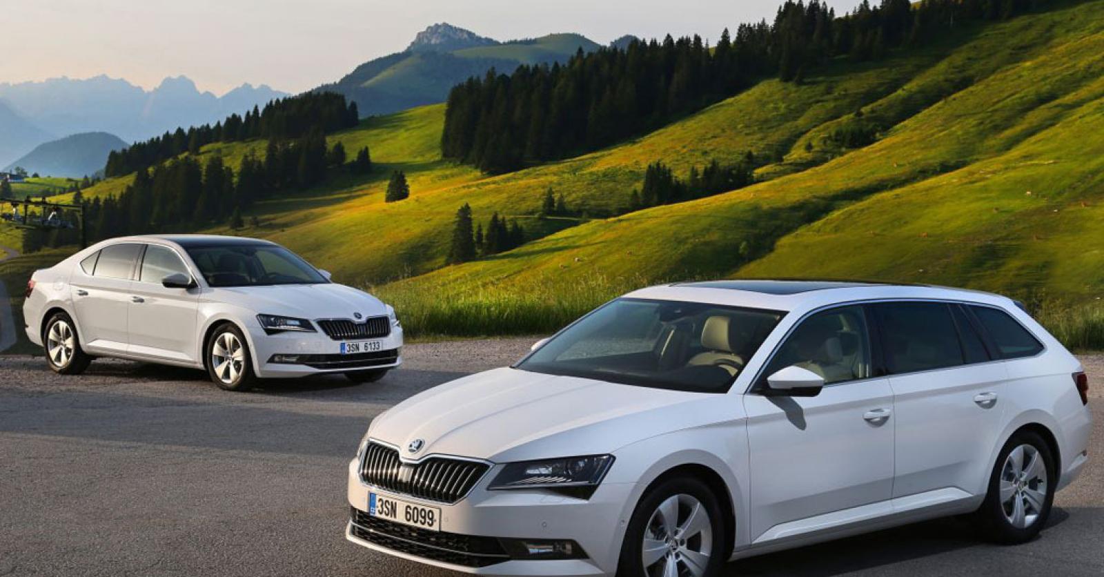 Nieuwe Skoda Superb rijdt 1.780 km op één volle tank