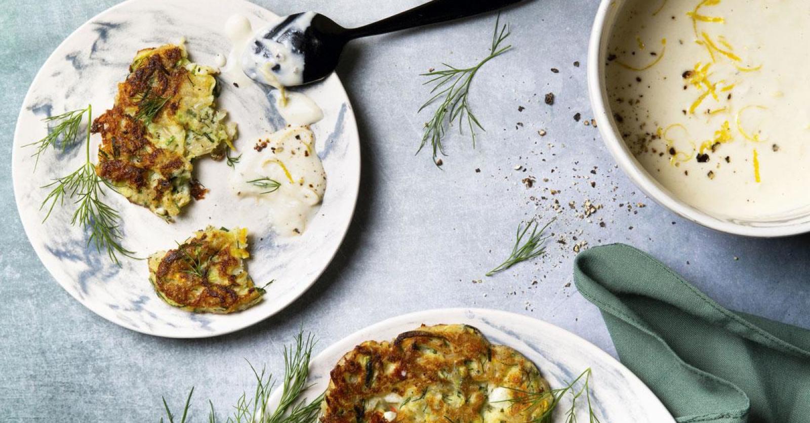 Galettes de riz brun à l'aneth