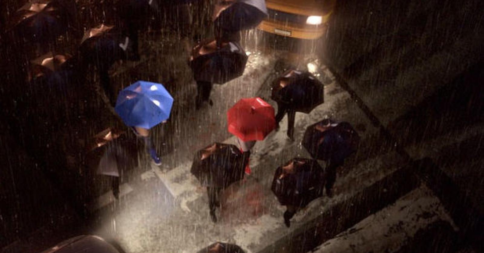 le parapluie bleu pixar