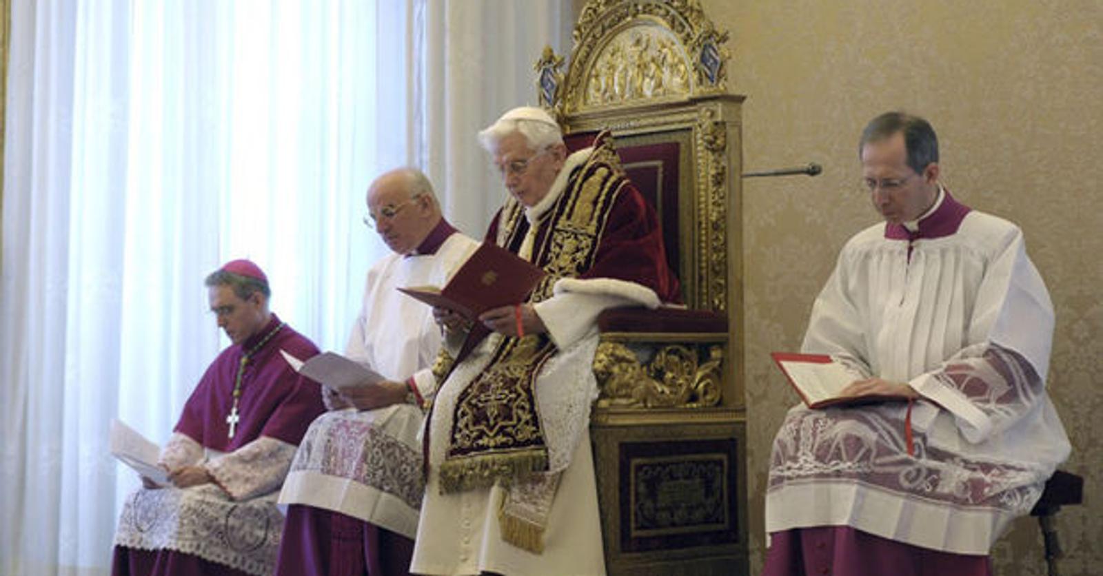 Letterlijk: de toespraak van paus Benedictus XVI