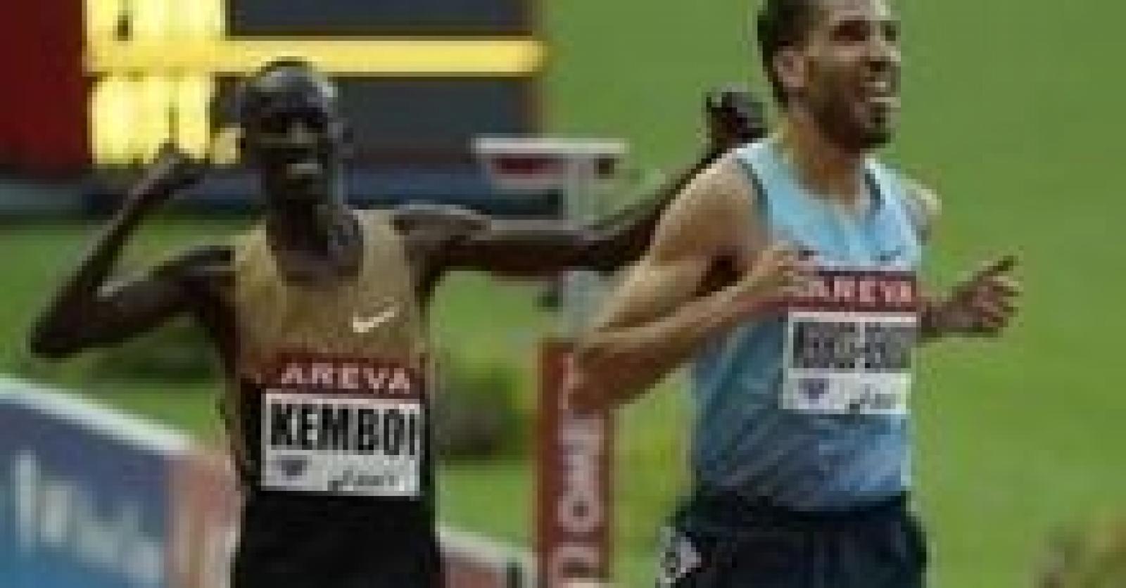 Ligue de Diamant à Paris Record d'Europe (800.09) du 3000 mètres