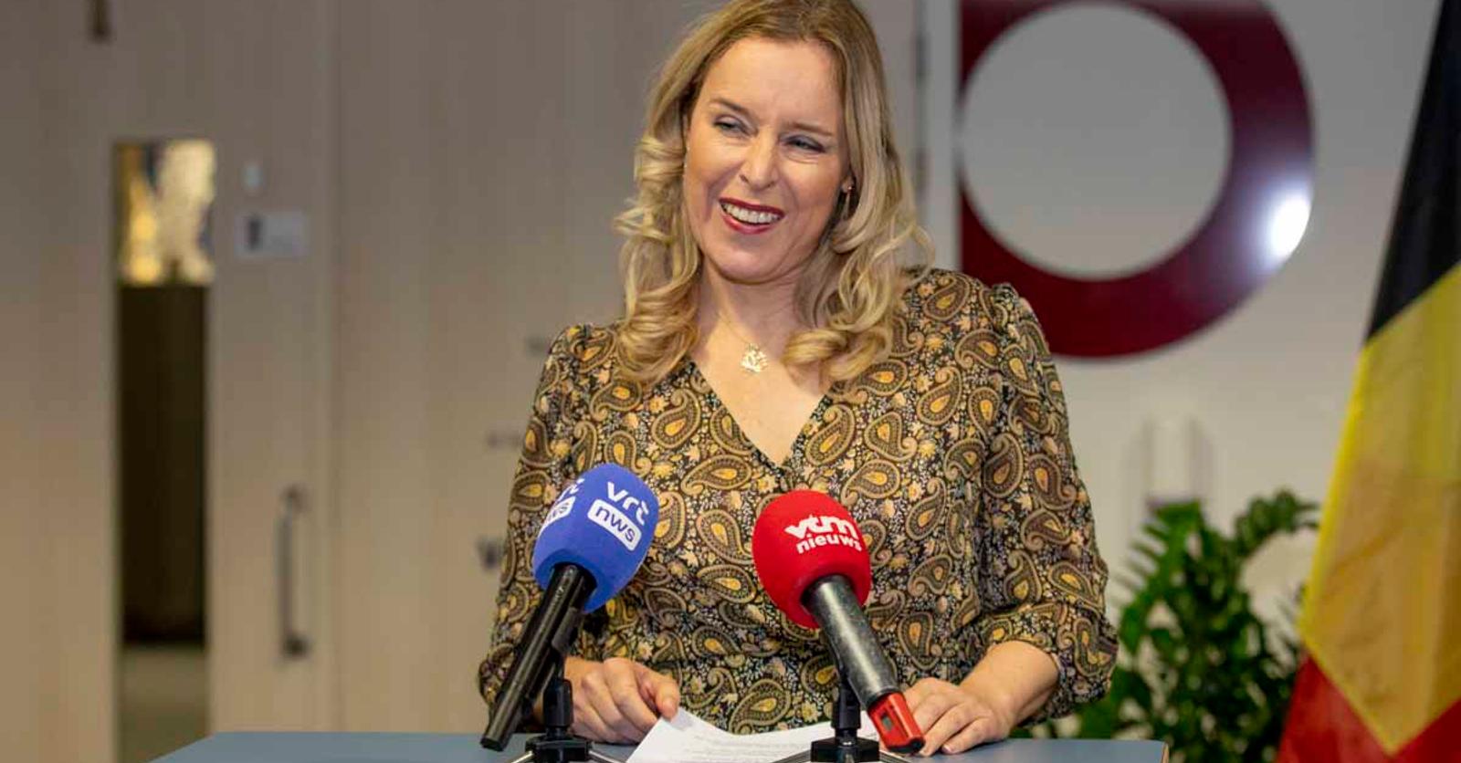Eva De Bleeker, candidate à la présidence de l'Open Vld