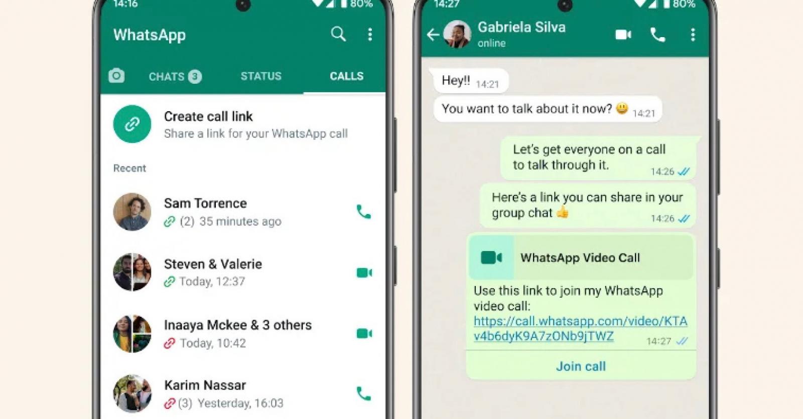WhatsApp reçoit la fonction Call Link pour participer plus vite aux ...