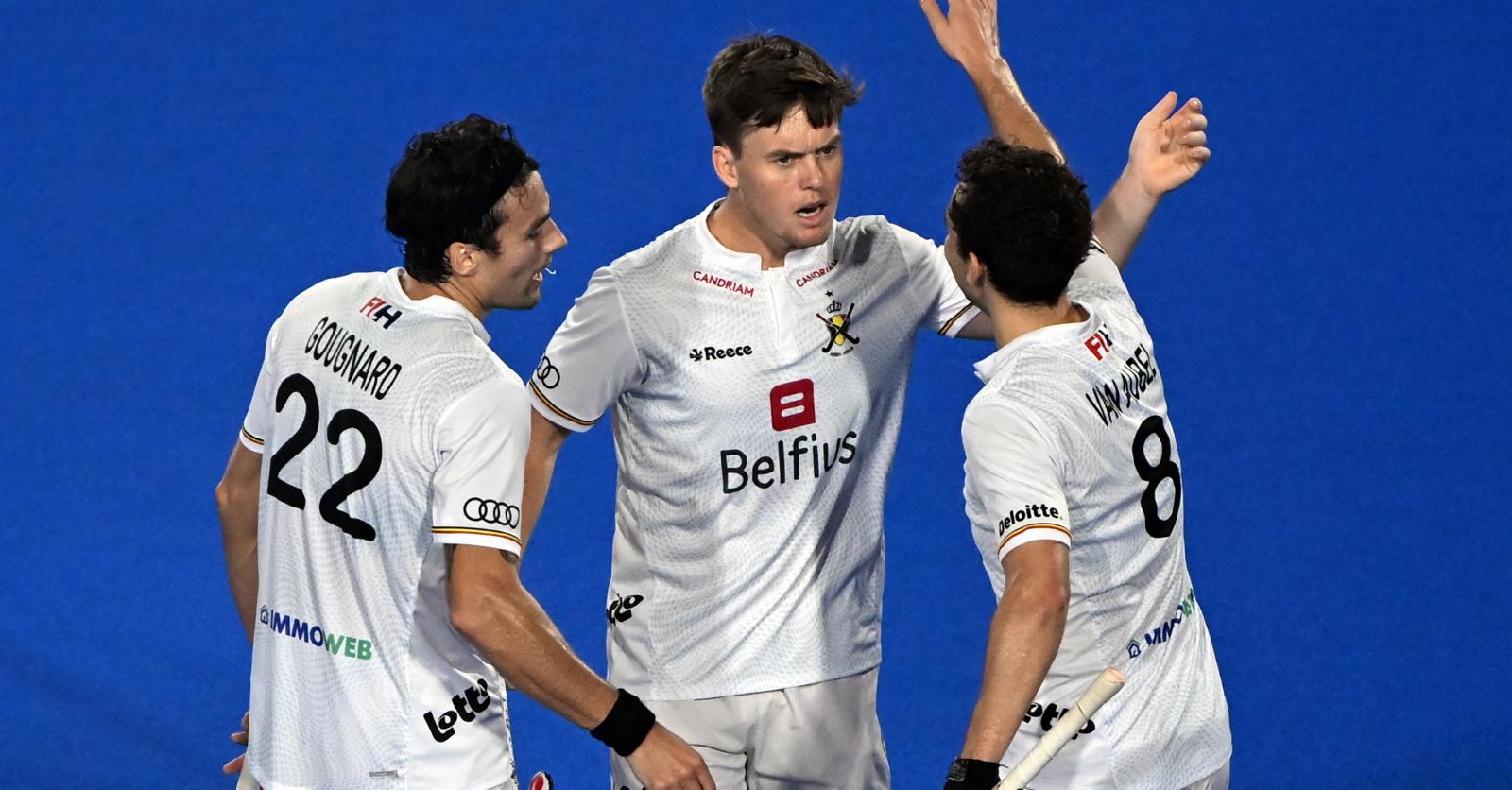 Coupe du monde de hockey sur gazon les Red Lions face aux Blacks