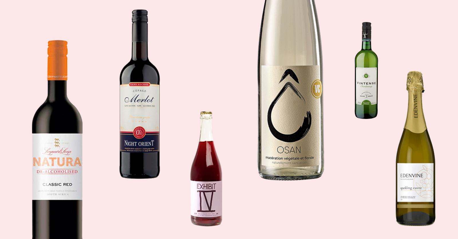 Vin rouge merlot sans alcool BONNE NOUVELLE : la bouteille de 75cL