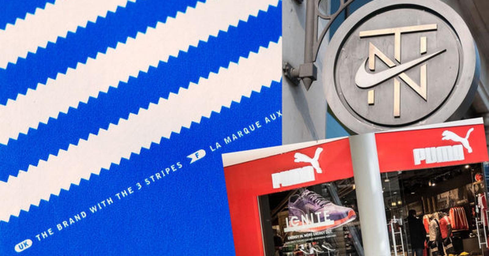 Nike Adidas et Puma se livrent un combat de titans Trends Tendances