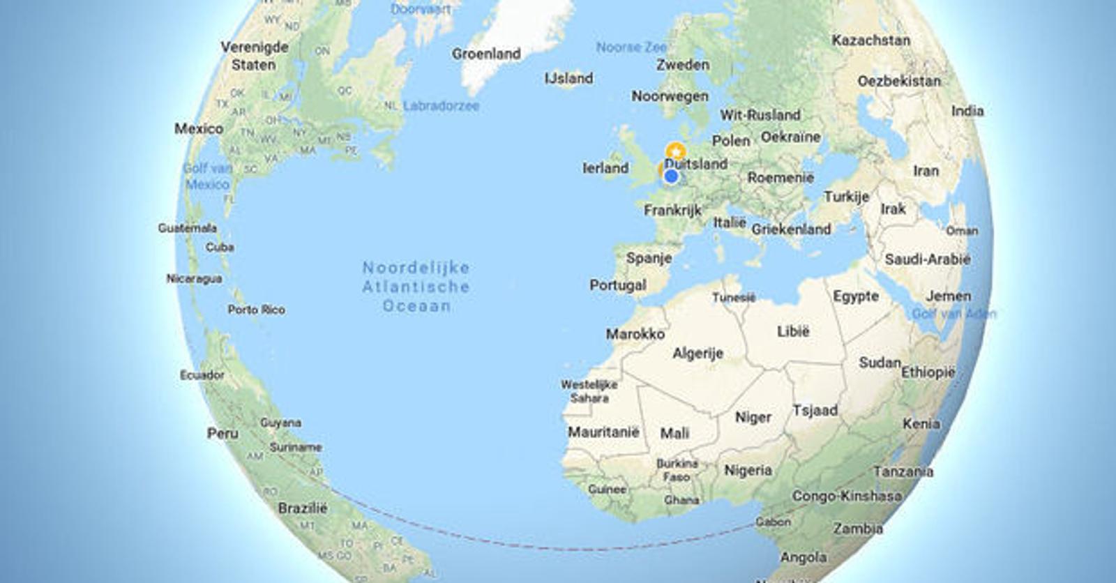 Google Maps toont de Aarde voortaan als een bol