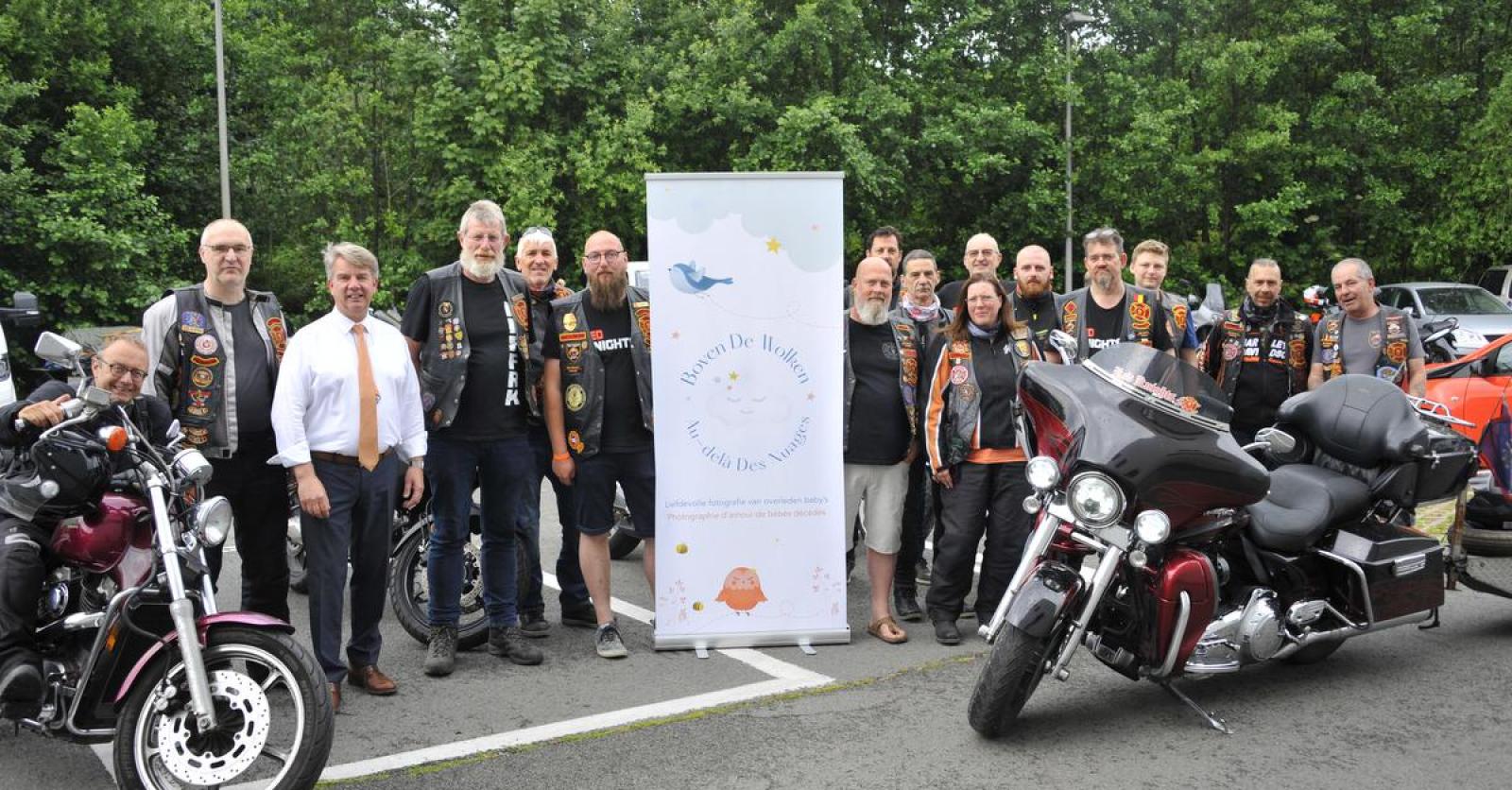 Red Knights Motorcycle Club steunt Boven De Wolken KW.be