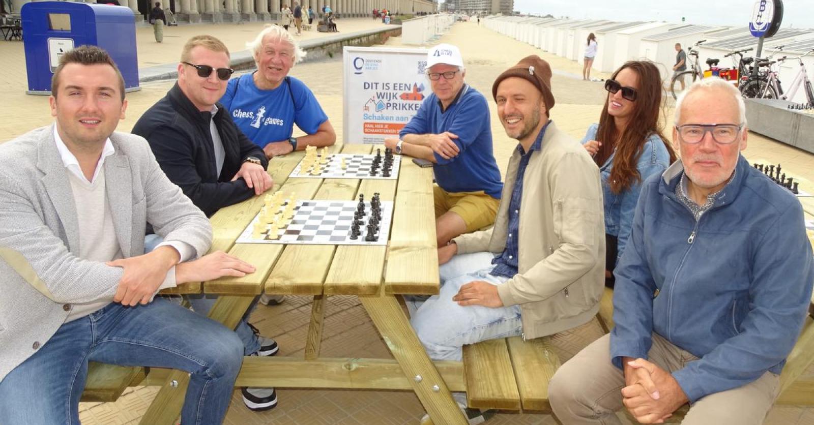 Project Wijkprikkels stimuleert ‘Schaken Aan Zee’ KW.be