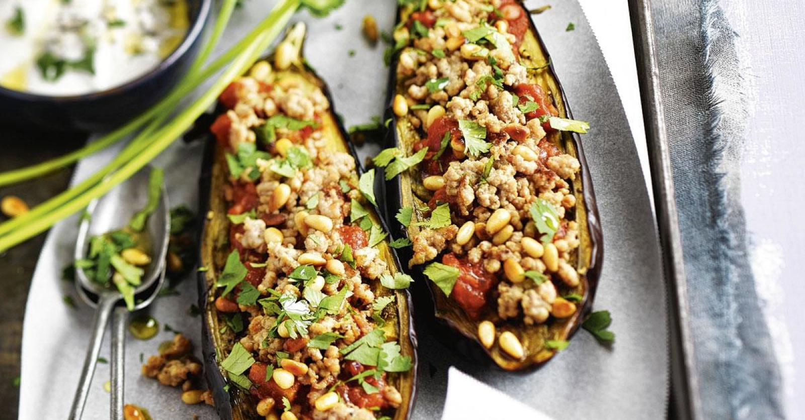 Aubergines Grill Es Aux Tomates Veau Hach Et Sauce Au Yaourt Plus Magazine