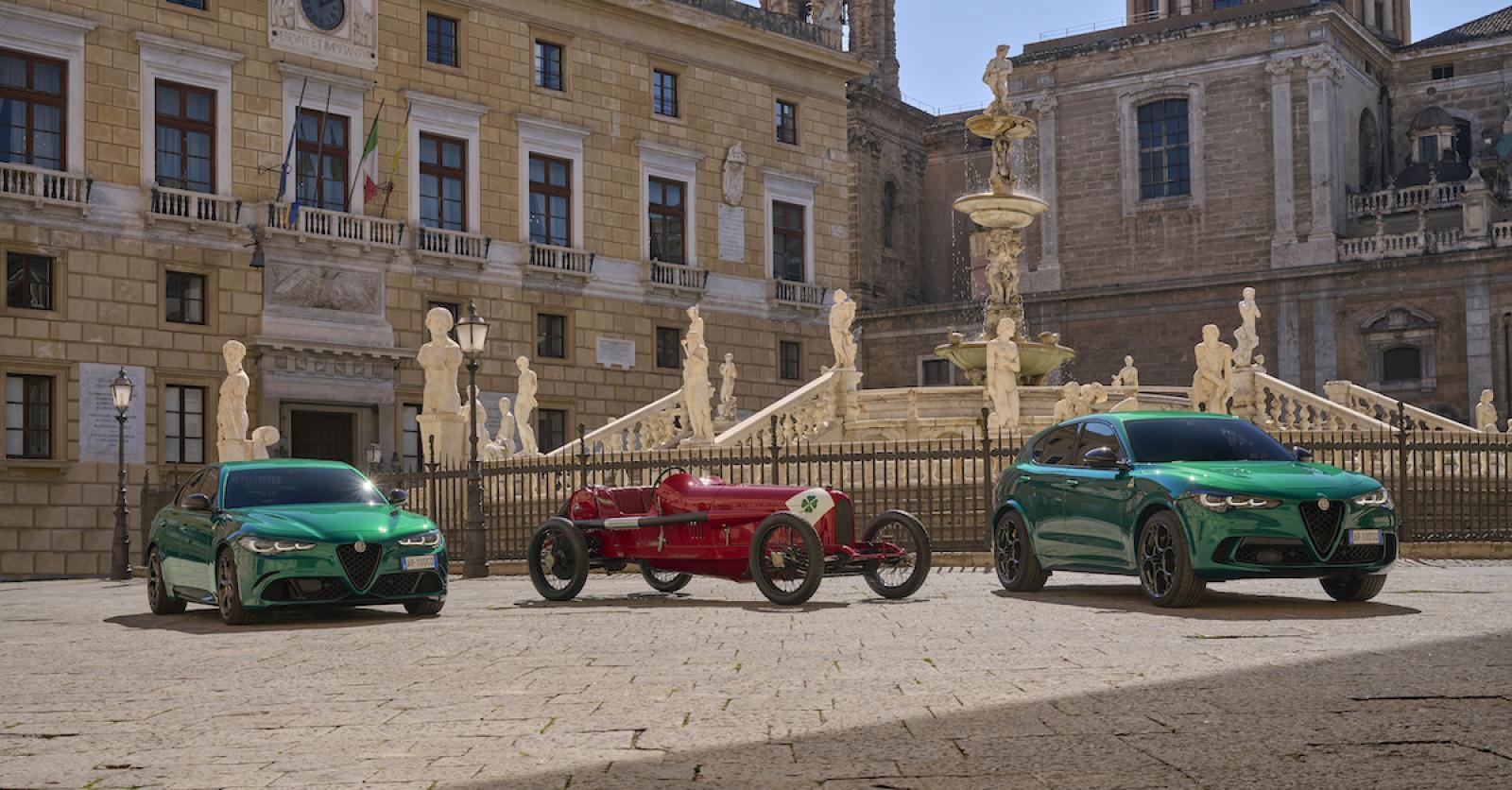 Alfa Romeo celebrates the 100th anniversary of the Quadrifoglio