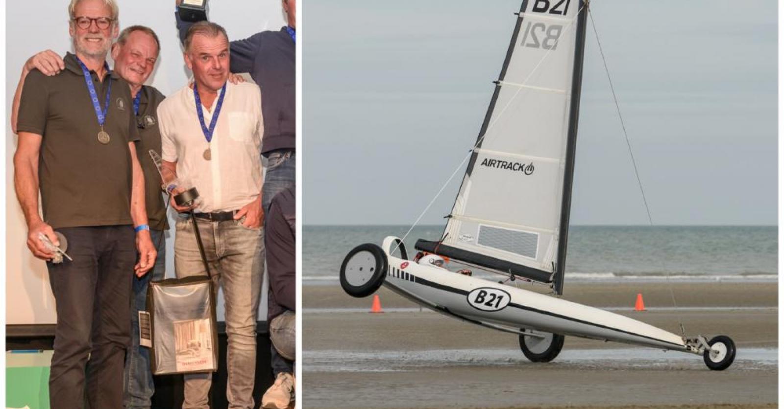 Ivan Ameele uit Middelkerke vijfde op EK zeilwagenrijden in De Panne