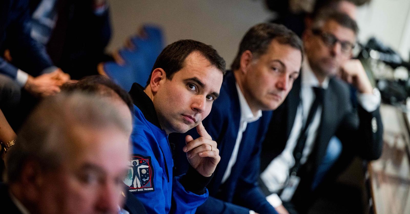 De Croo and aspiring Belgian astronaut Raphael Leguis visit NASA in Houston