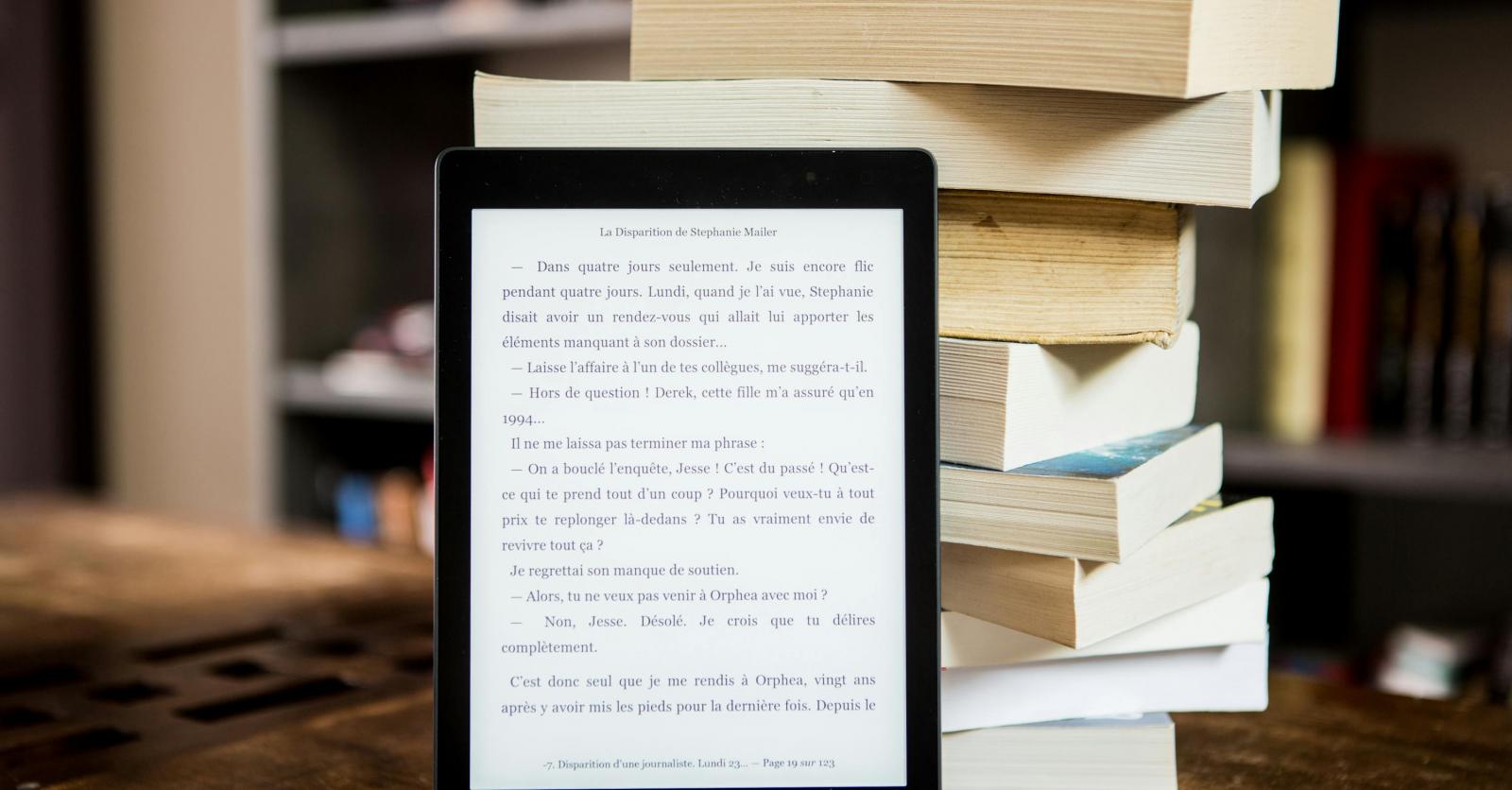 Liseuse ou livre papier, quel est le mieux? Une étude tranche