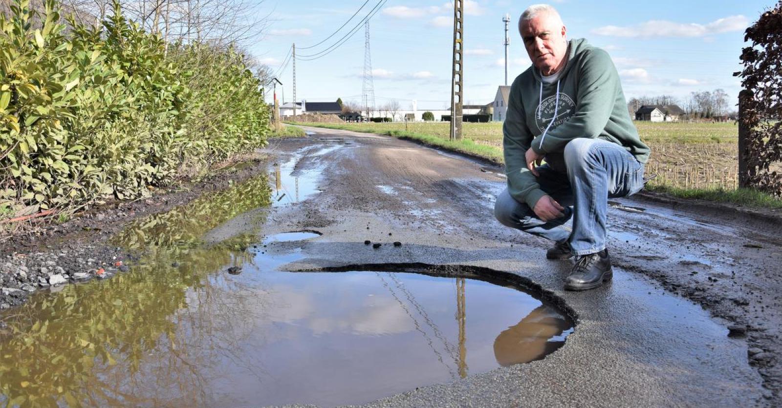Buren klagen “lamentabele” staat van wegdek aan “Het wordt slechter en slechter” KW.be