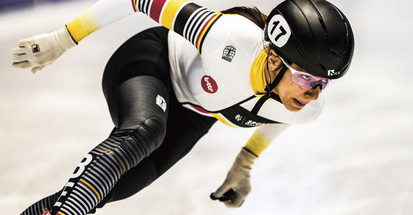Cours de patinage short-track avec la championne Hanne Desmet : &amp;quot;La ...