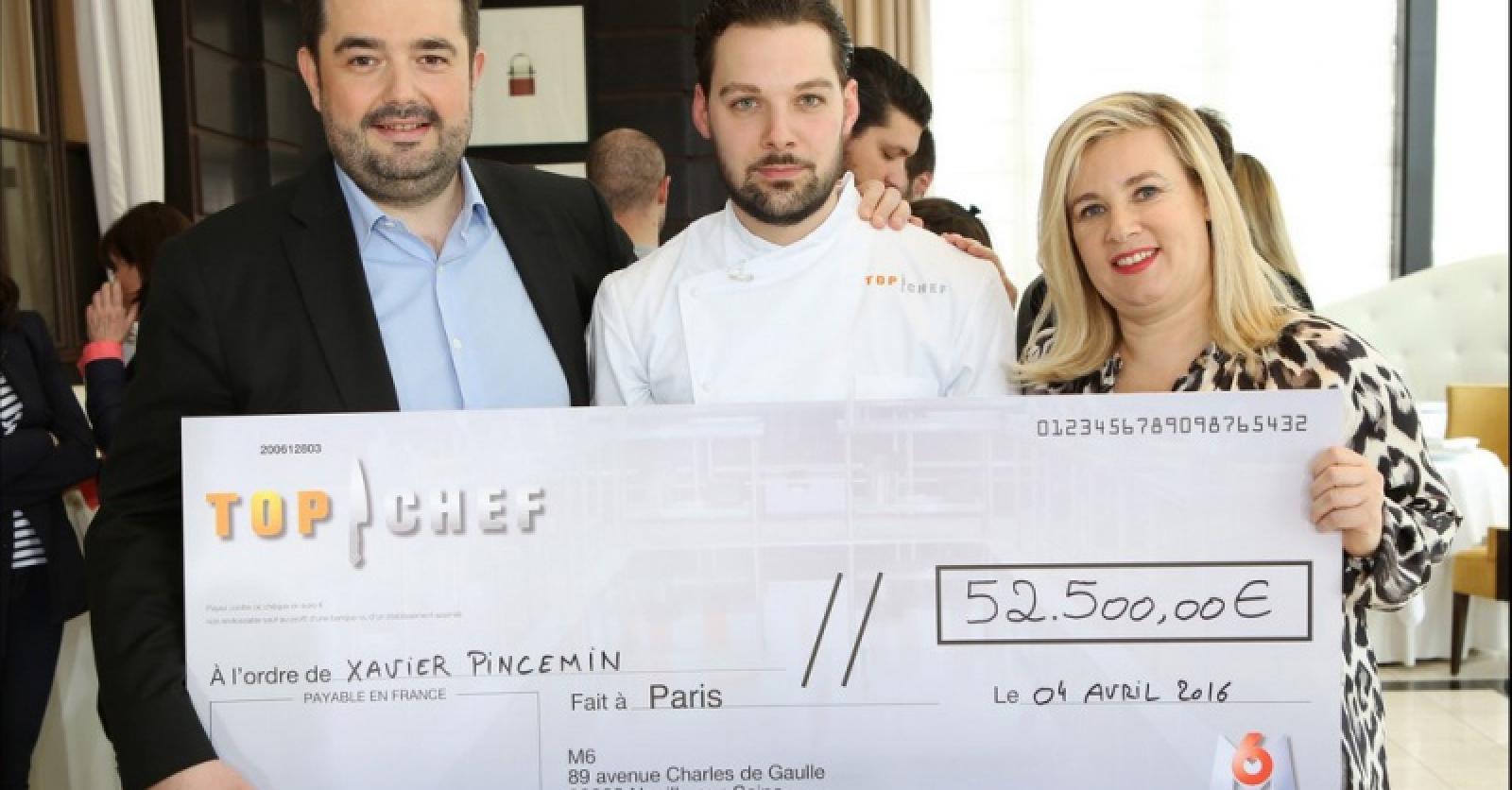 Xavier Pincemin vainqueur de «Top Chef» 2016 (RTLTVI)