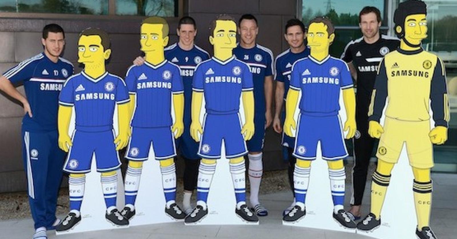 Eden Hazard en Simpson... pour une pub