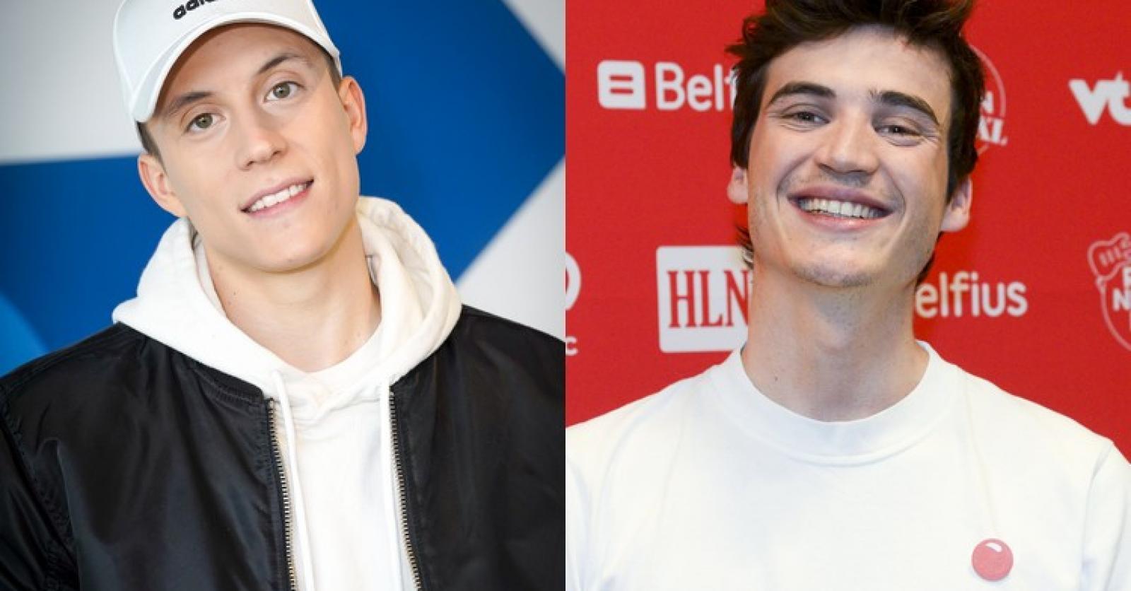 Loïc Nottet et Henri PFR dans «The Voice Belgique»