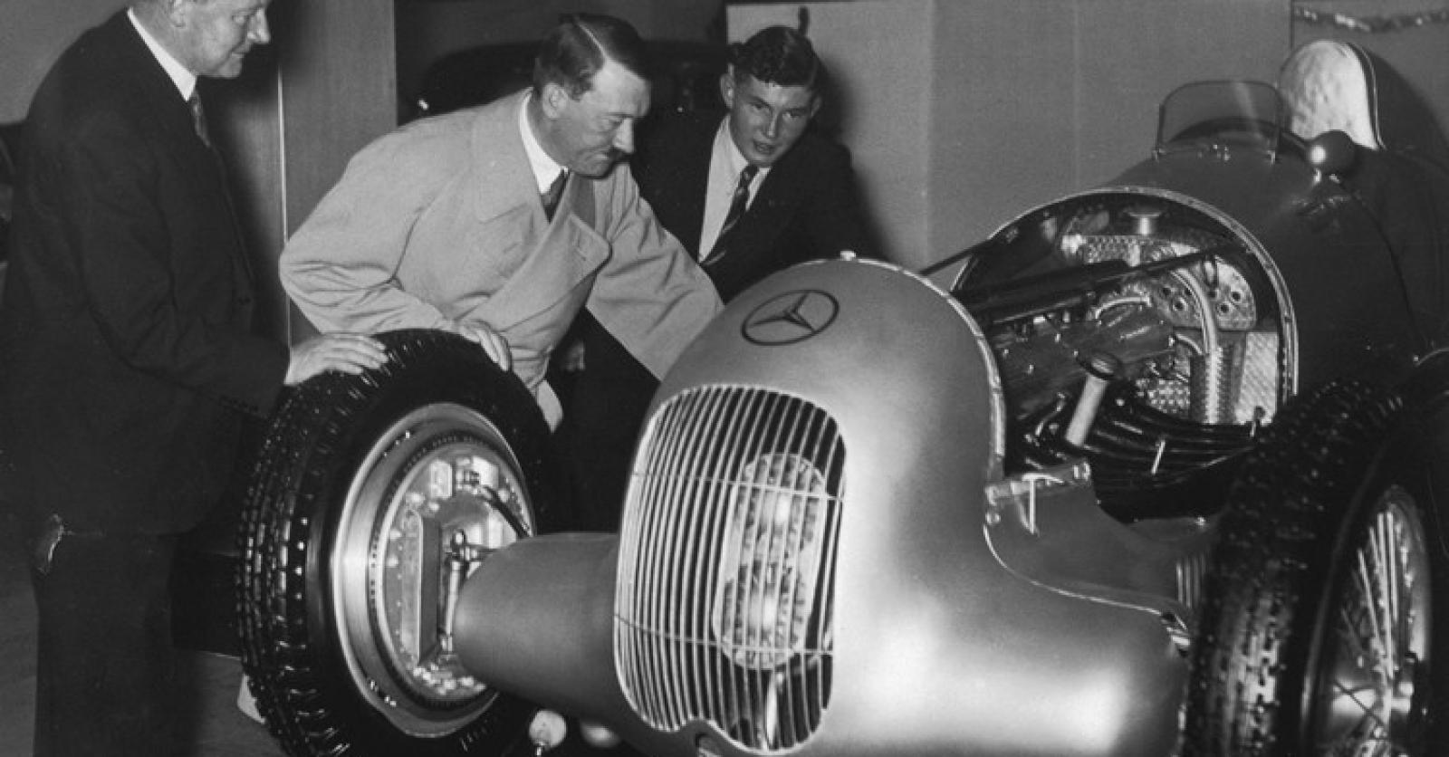 Affiche Vintage D'origine Mercedes Benz, Flèches En Argent Grand Prix Suisse De 1954 Fangio