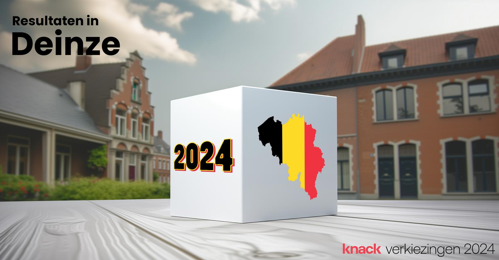 Uitslagen van de verkiezingen 2024 Deinze