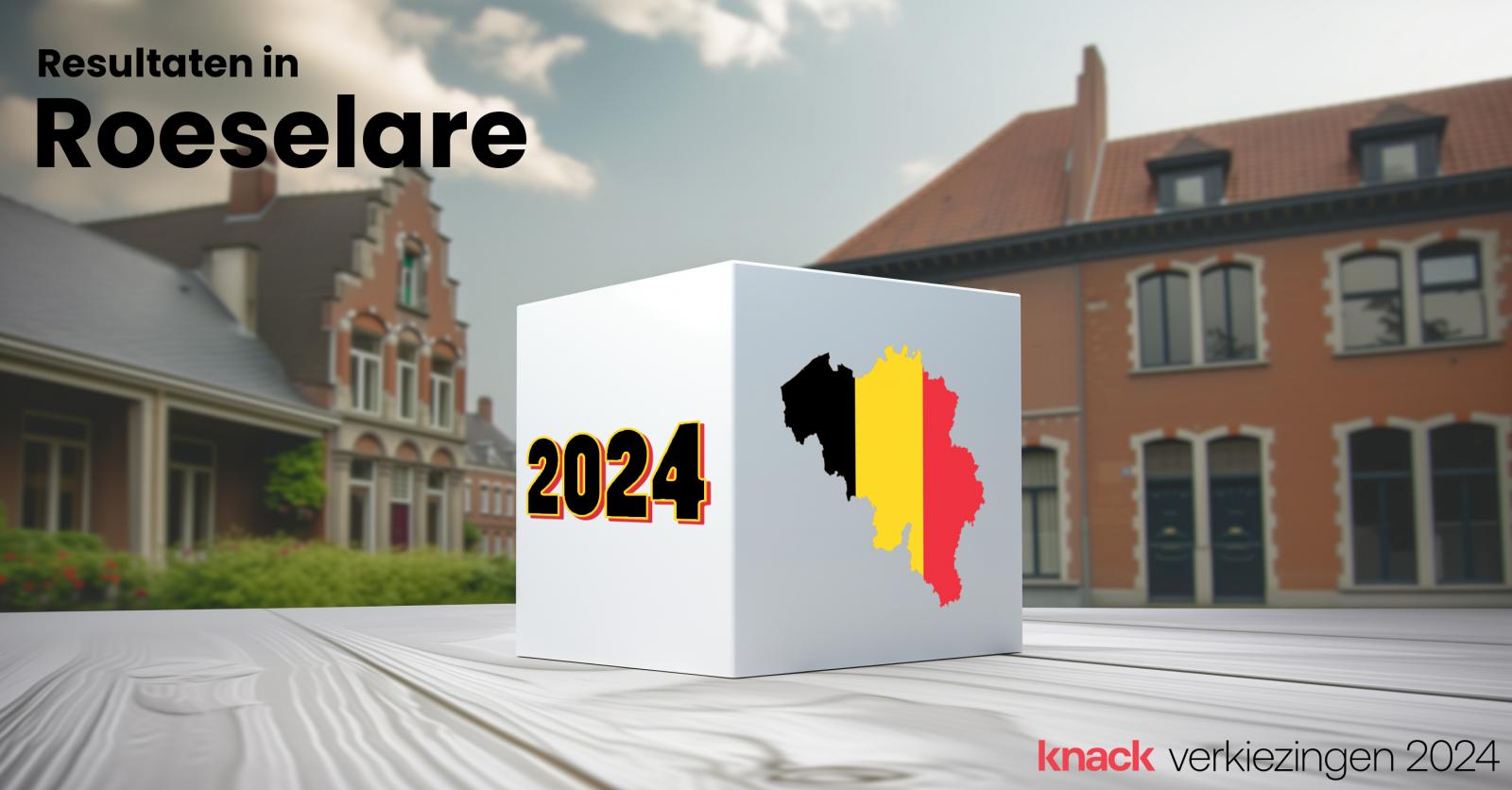 Uitslagen van de verkiezingen 2024 Roeselare