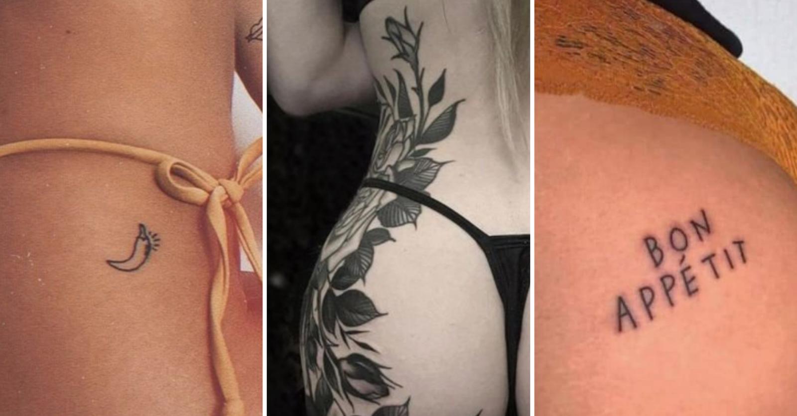 Tatouage Au Dessus Des Fesses
