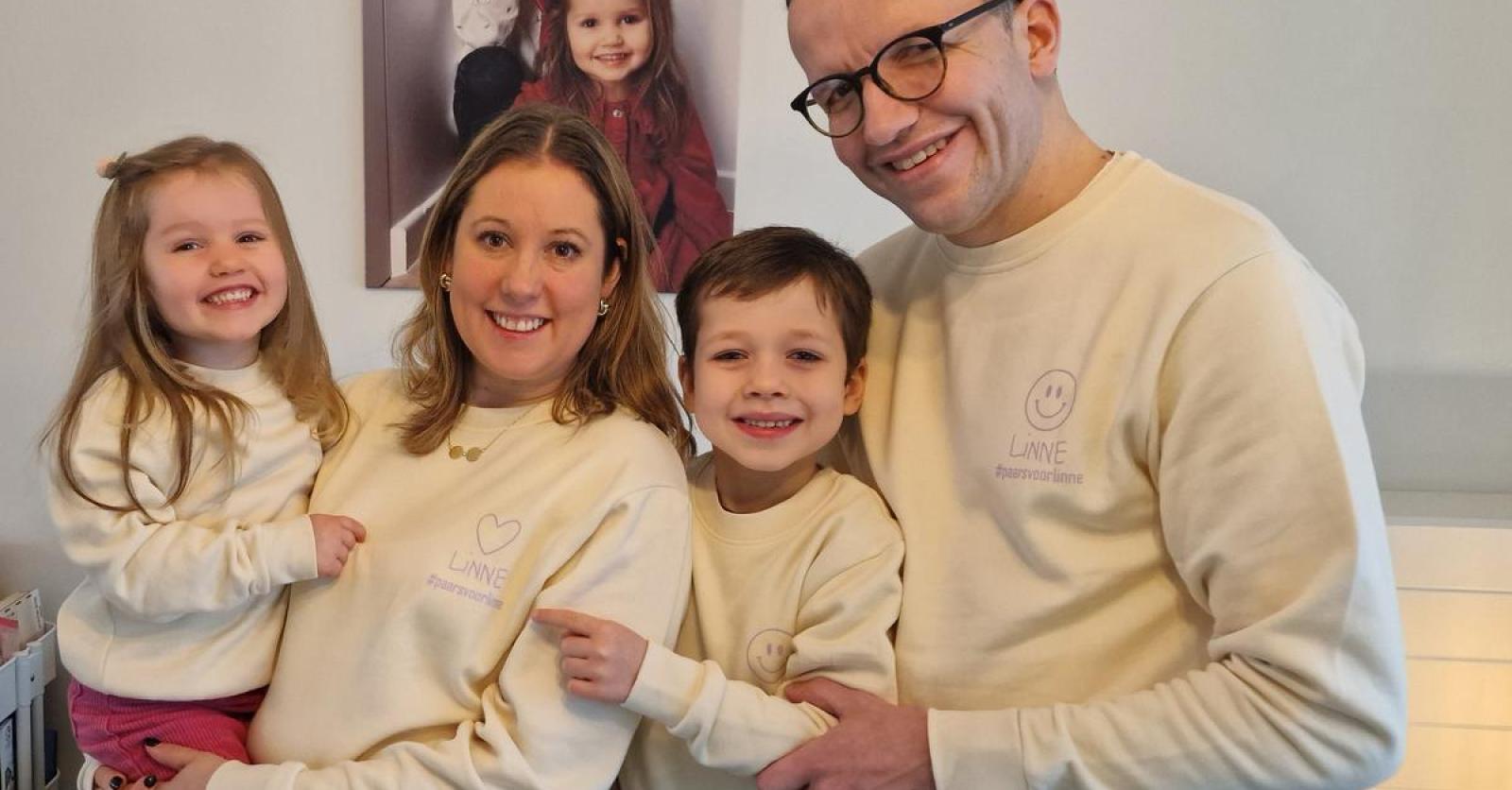 Kleuter Linne (3) schrijft naam op sweater en geeft epilepsie een gezicht: “Het is onzichtbaar, maar