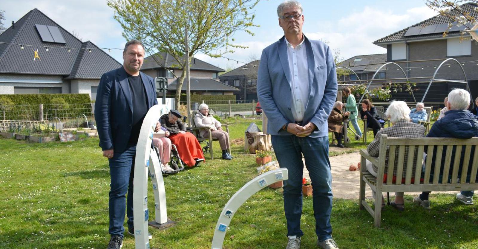 Kunstwerk op troostplek bij WZC Westervier in Sint-Kruis ingehuldigd