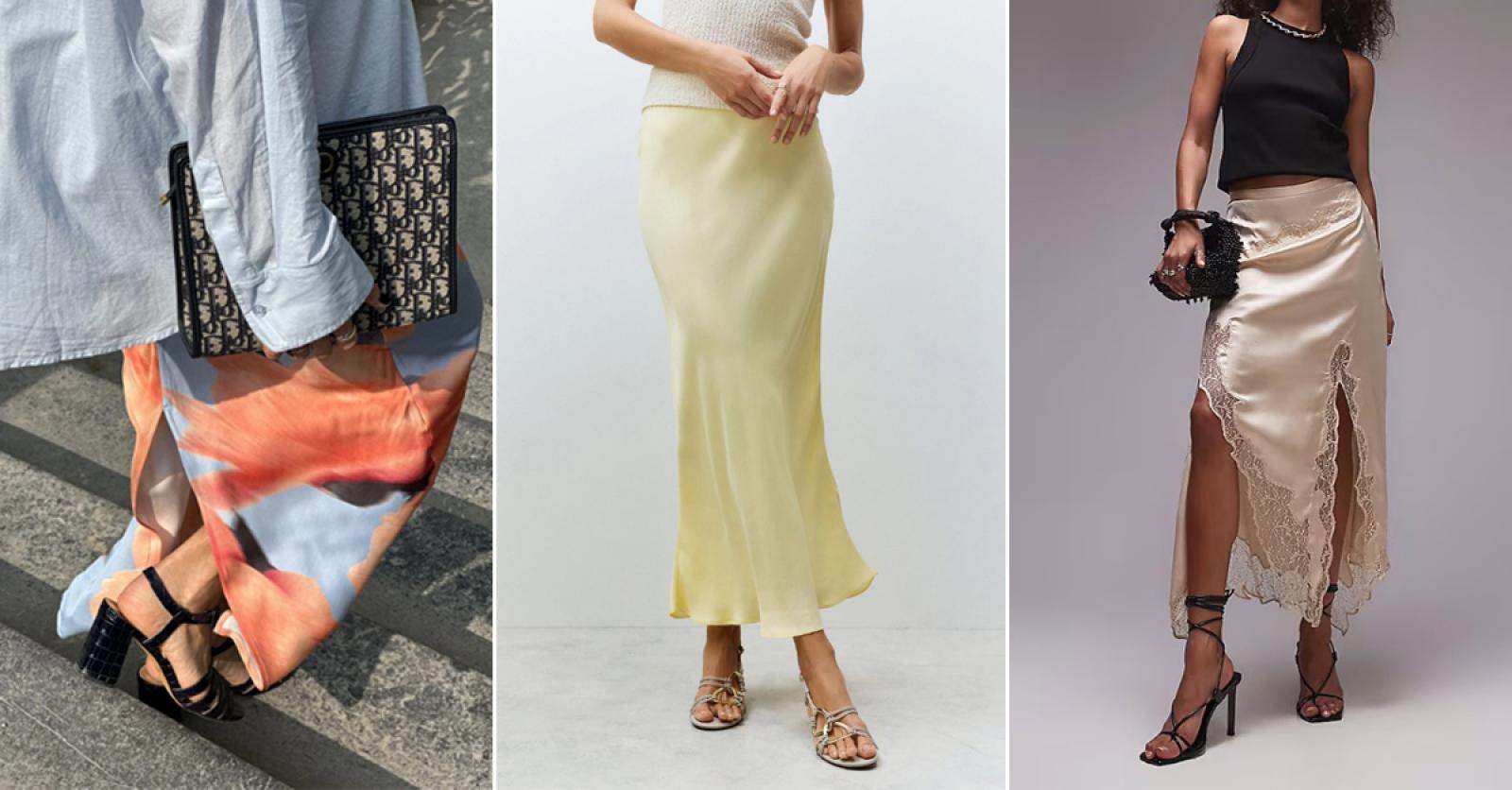 Satijnen rokken: 11 leuke exemplaren voor een gesofisticeerde look