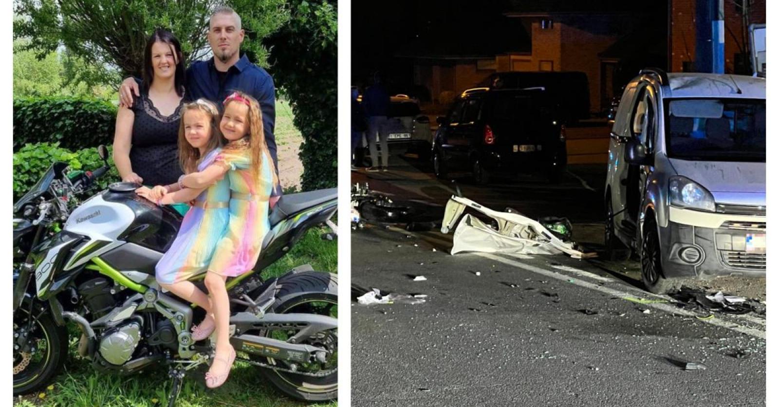 Joachim (35) vecht al drie maanden voor zijn leven na zwaar motorongeval:  “Ik ben mijn man eigenlijk kwijt en onze tweelingdochters hun papa” - KW.be