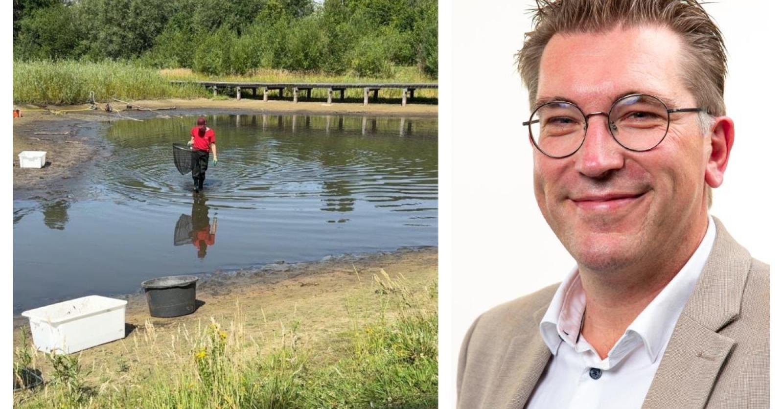 Brugse stadsdiensten redden honderden vissen in Stevenspark, schepen Demon roept op: “Zet géén visse
