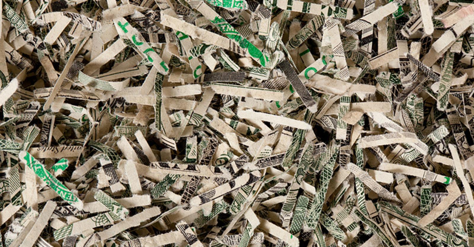 Geld Foute Weggegooid geld