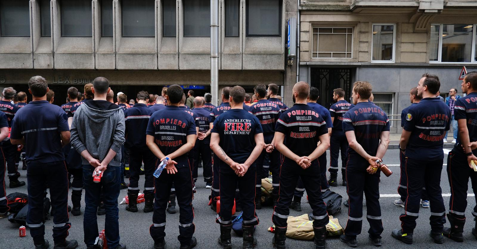 Pourquoi les pompiers bruxellois font grève depuis 3 jours: «Des messages suggèrent une action nationale» 