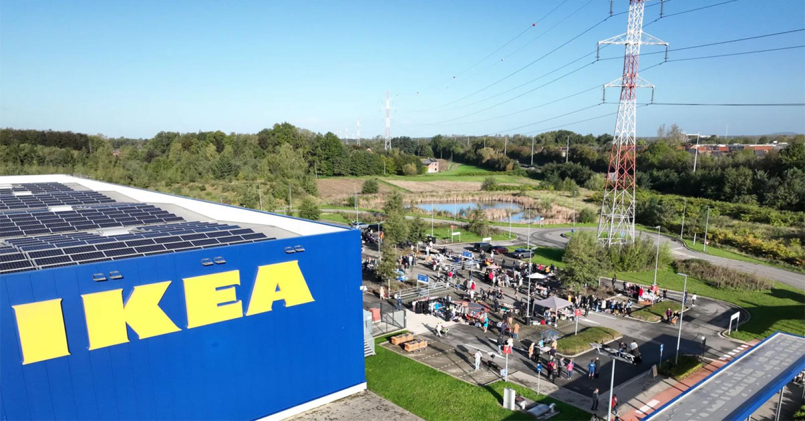 IKEA organizes the largest flea market in Belgium