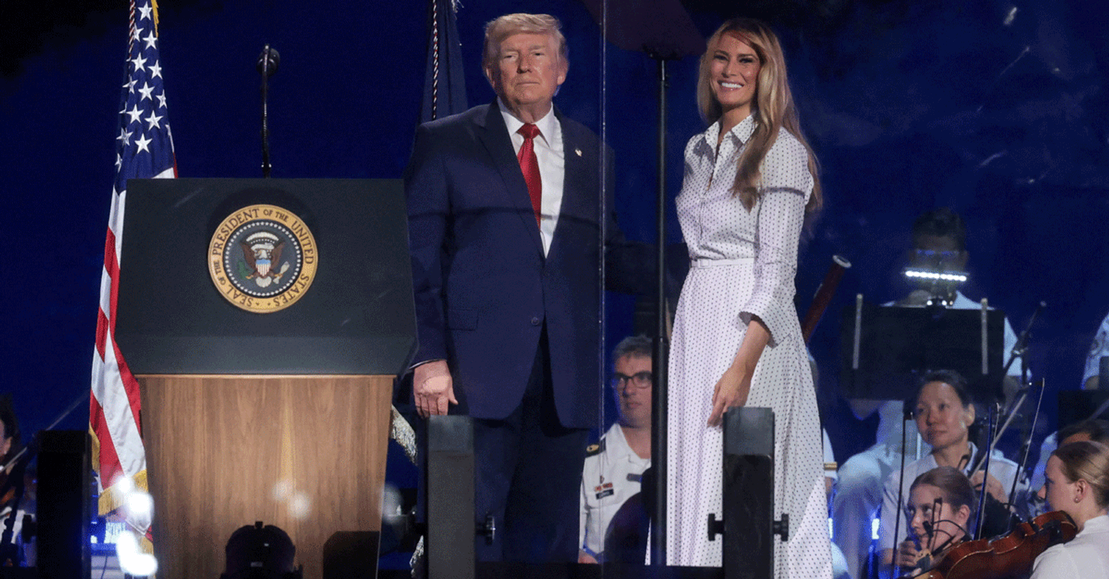 Trump speecht met uren vertraging voor 250 jaar VS: ‘Communisme is als kanker’