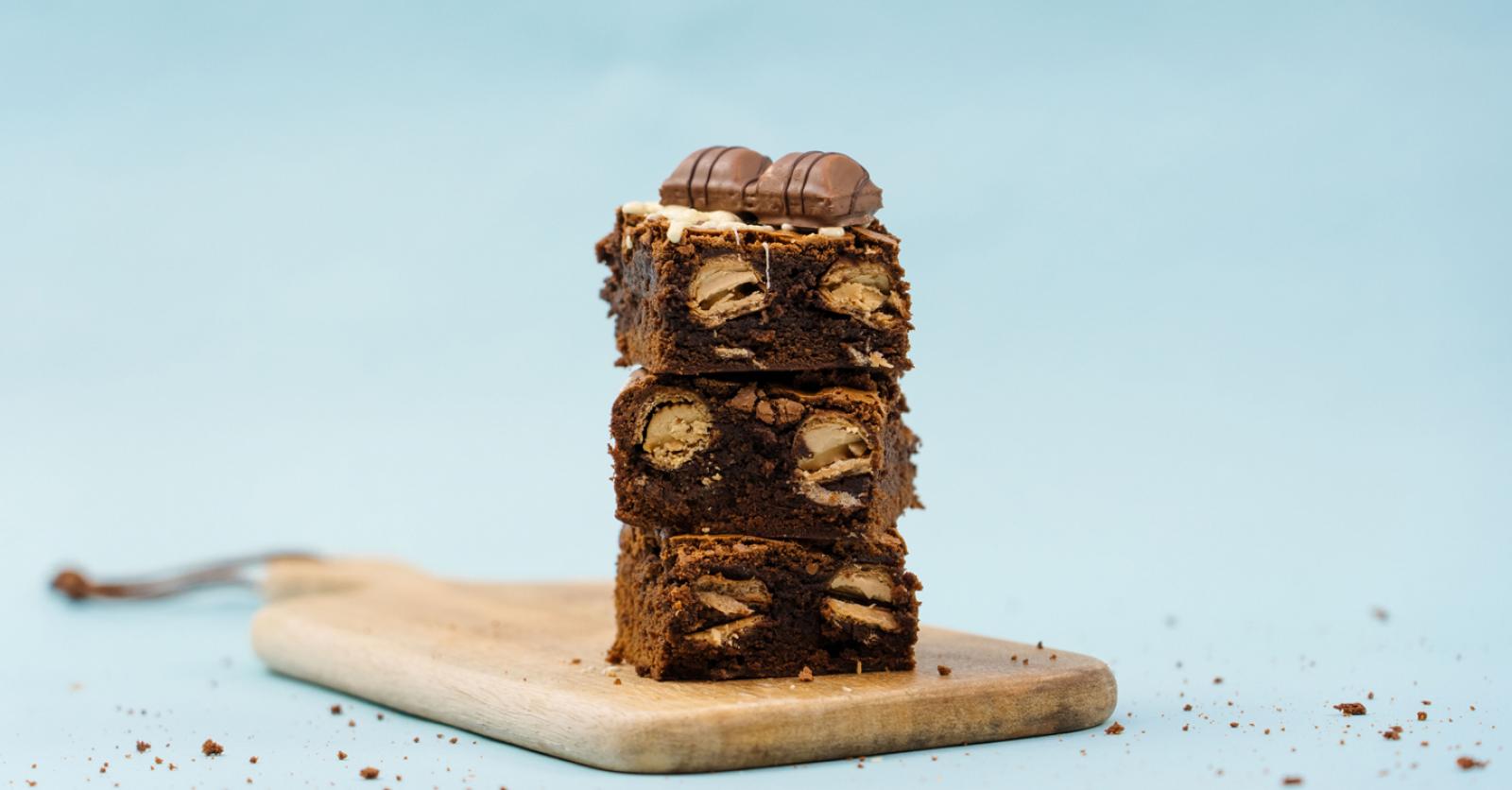 Kinder Buenobrownies receptvideo Koekenbak