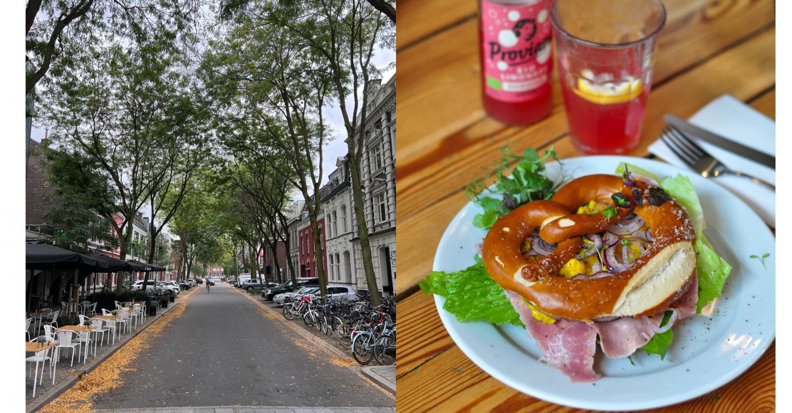 Stroopwafels being heated on a grill.