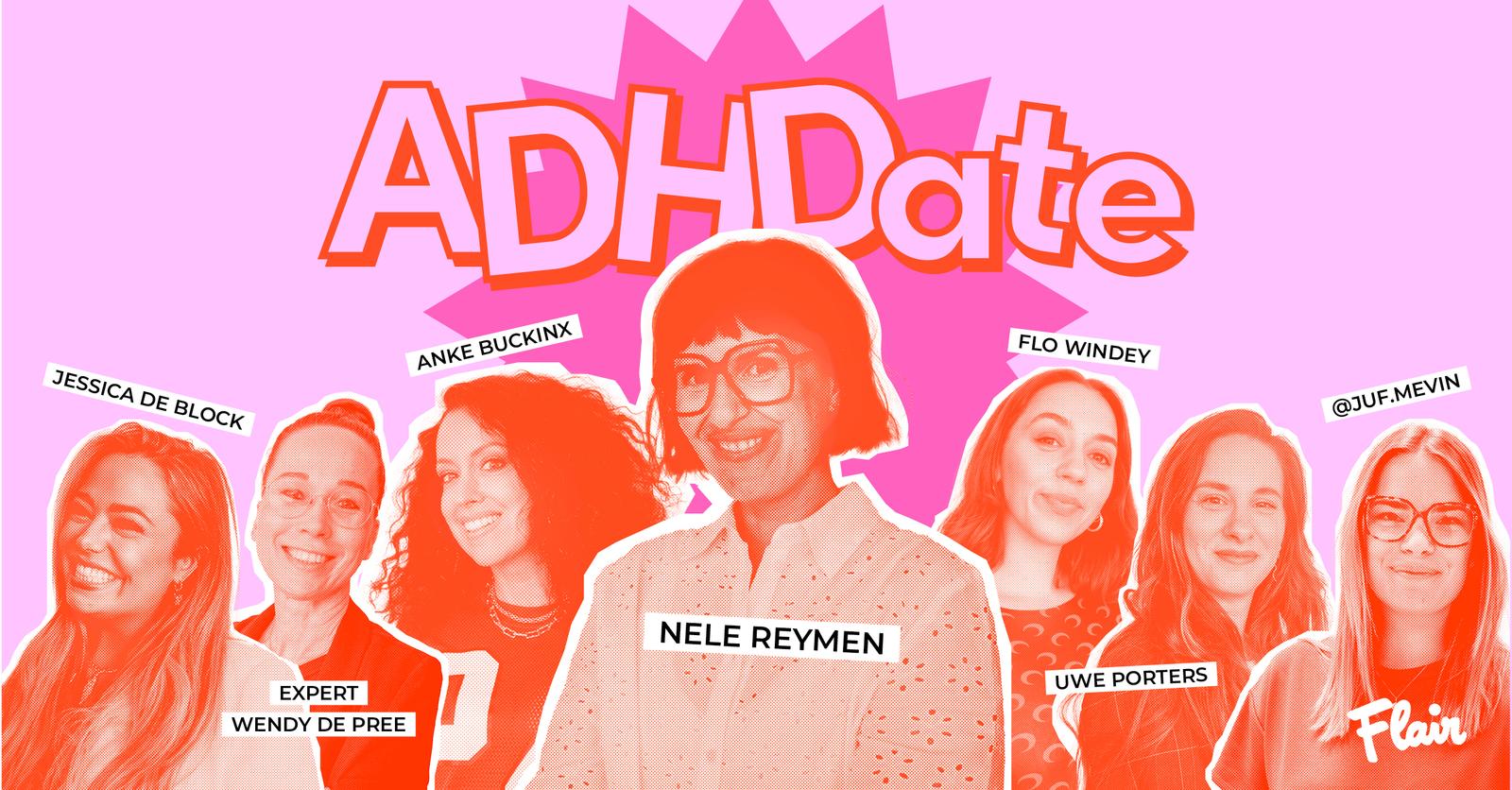 ADHDate podcast | Nele Reymen praat met vrouwen met ADHD