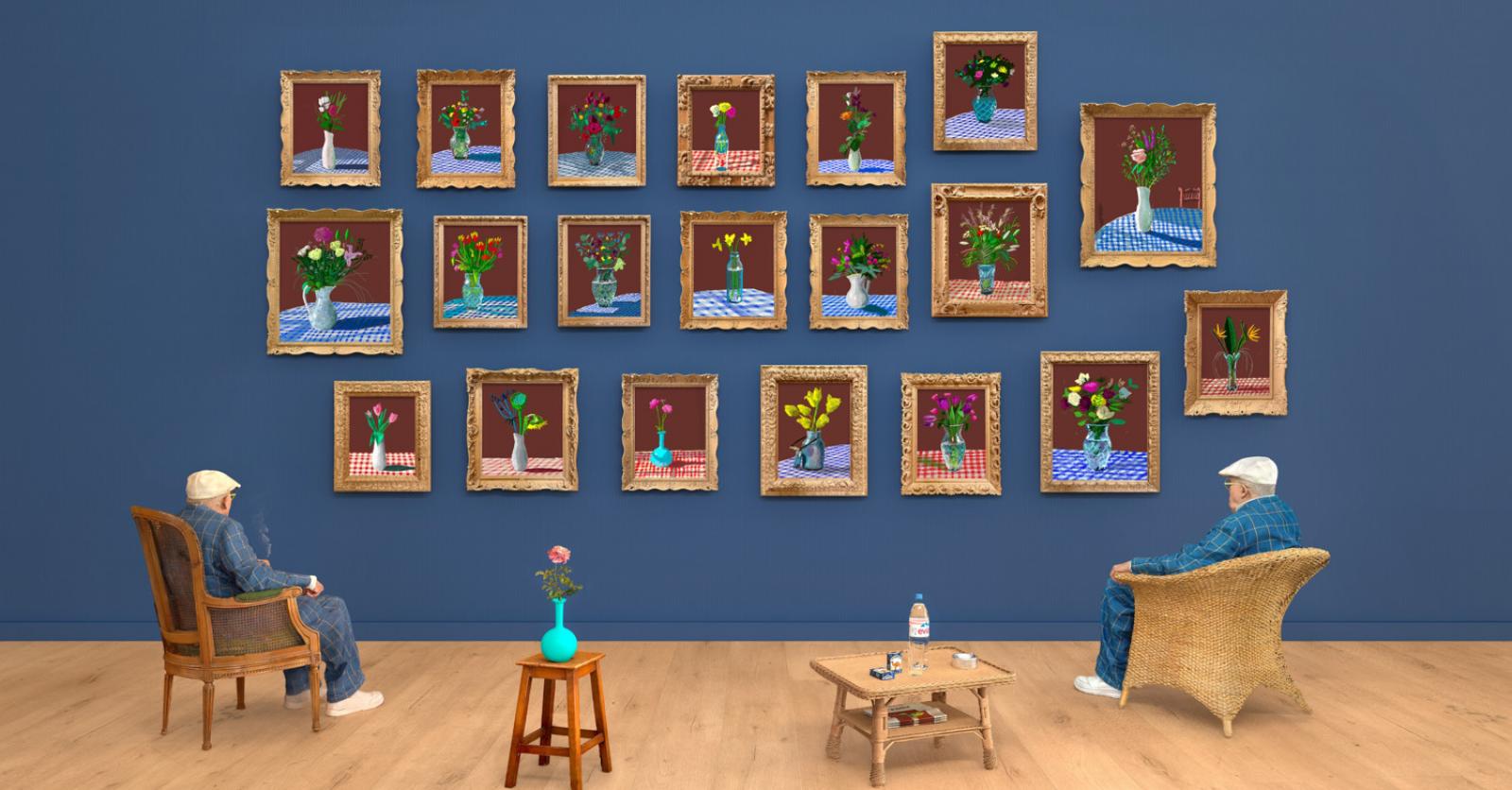 David Hockney brengt schilderkunst, muziek en poëzie samen in Bergen