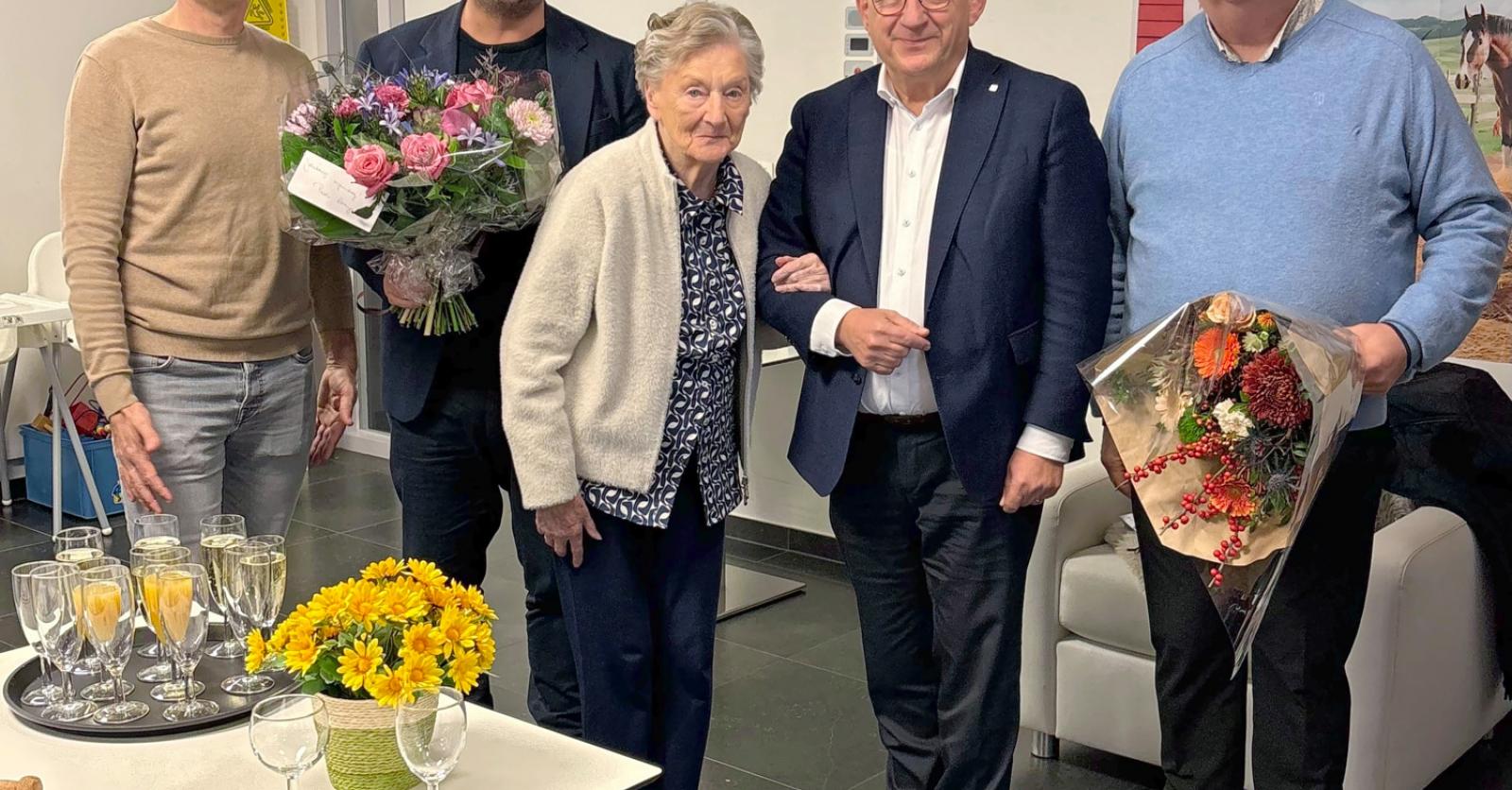 Marie-Louise Tanghe viert haar 100ste verjaardag, ook oudste gebruiker van de bib aan huis