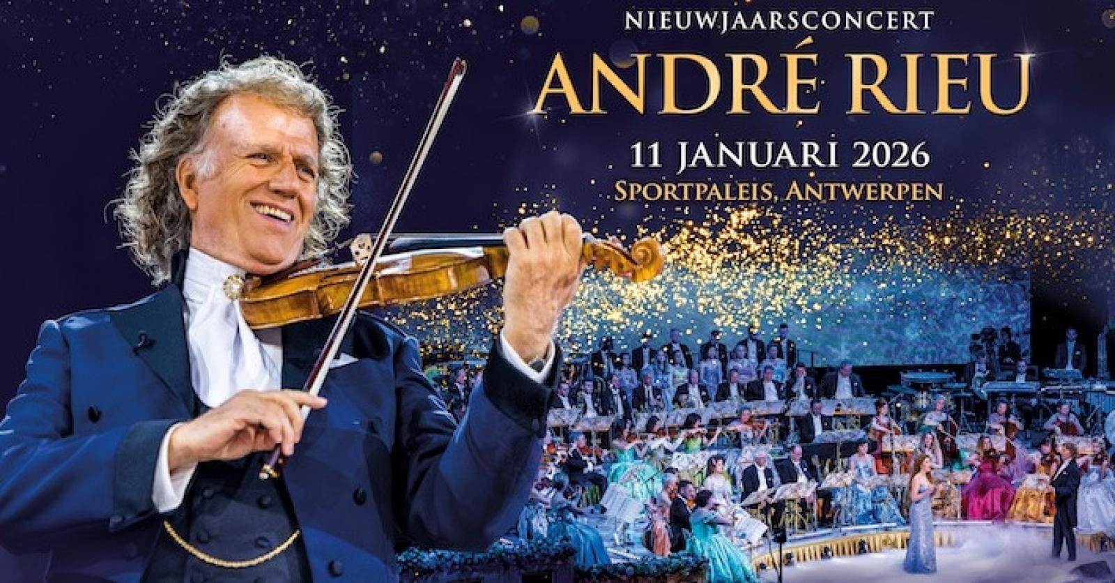 André Rieu kondigt extra kerstconcerten MECC Maastricht 2026 aan, maar ook AFAS Dome is praktisch ui