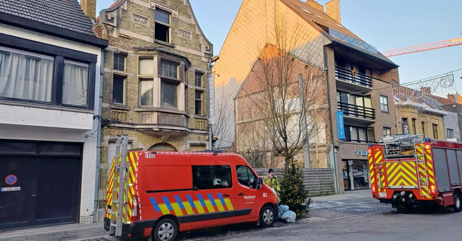 Opnieuw brand in voormalig café ‘t Rond Punt