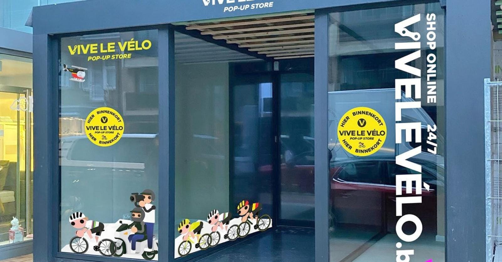 Vive le Vélo opent pop-up store in Nieuwpoort